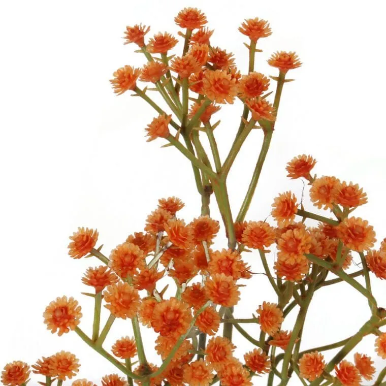 Gipsówka Gałązka 64 cm - Pomarańczowa