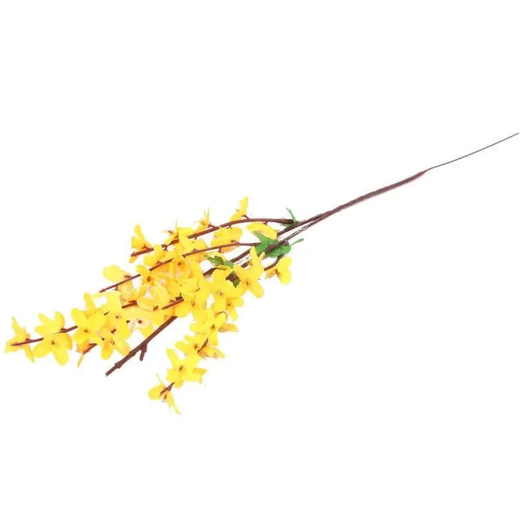 Gałązka Forsycji 58 cm - Żółta