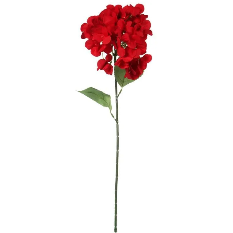 Gałązka HORTENSJI 68 cm - BORDOWA