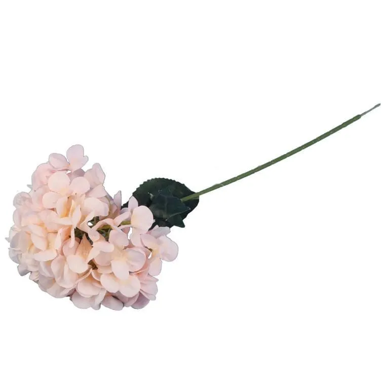 Gałązka HORTENSJI 68 cm - KREMOWA