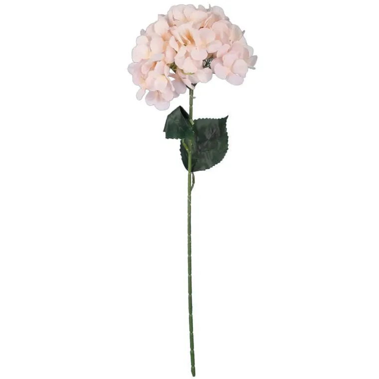Gałązka HORTENSJI 68 cm - KREMOWA