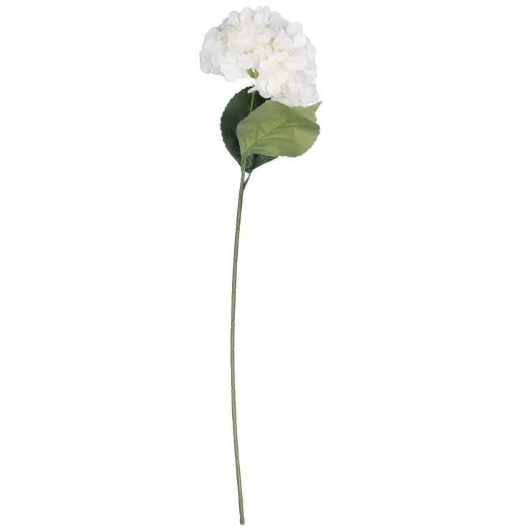 Gałązka HORTENSJI 72 cm - BIAŁA