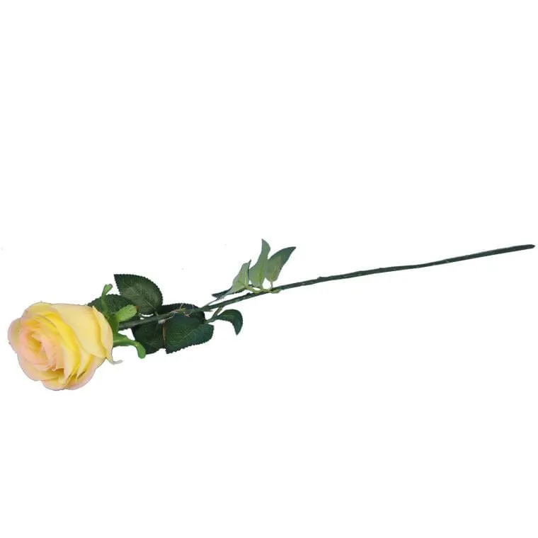 Róża 72 cm Kolor - Żółty