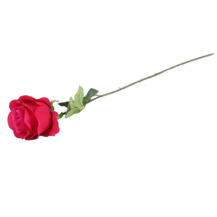 Róża 72 cm Kolor Ciemno - Różowy