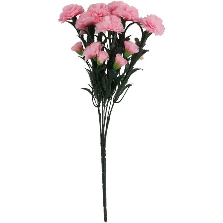 Bukiet GOŹDZIKÓW 42 cm JASNO - RÓŻOWY