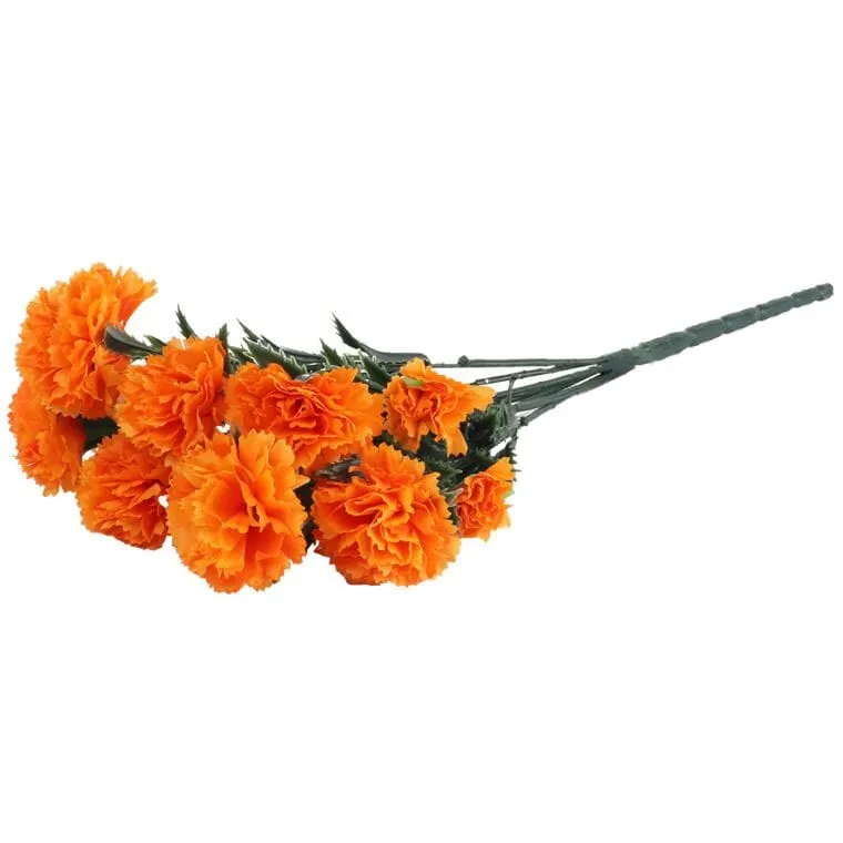 Bukiet GOŹDZIKÓW 42 cm - POMARAŃCZOWY