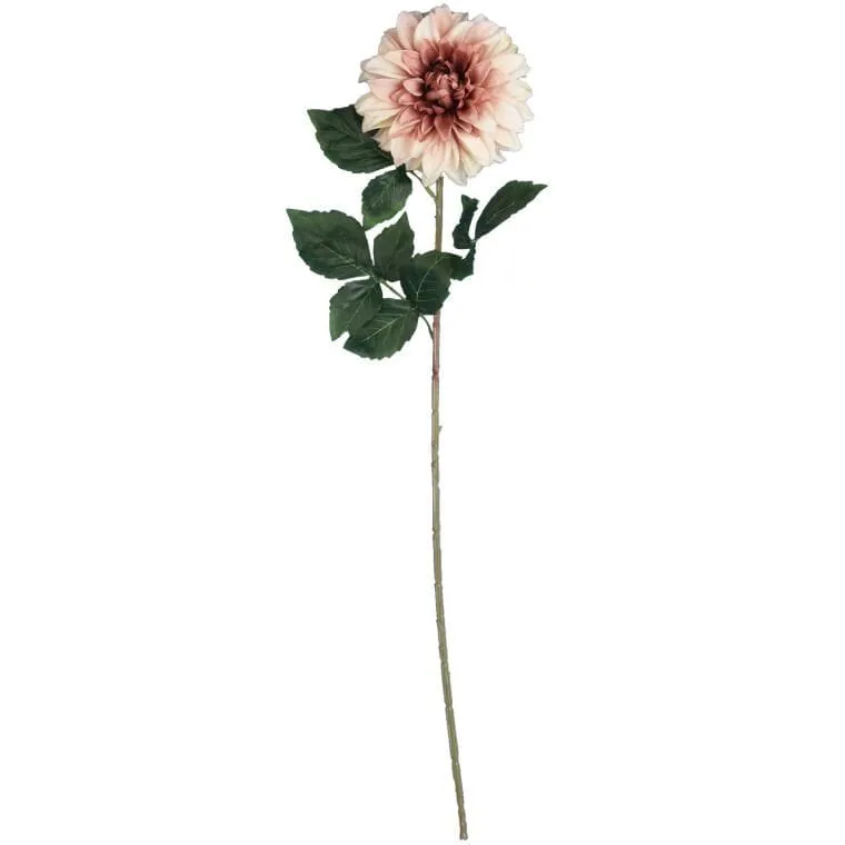 Dalia DUŻY Kwiat Pojedynczy 74 cm - BRĄZOWA