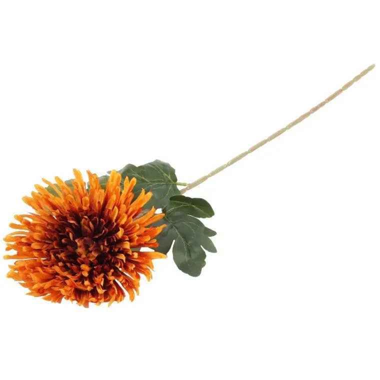 Chryzantema 76 cm - Pomarańczowa