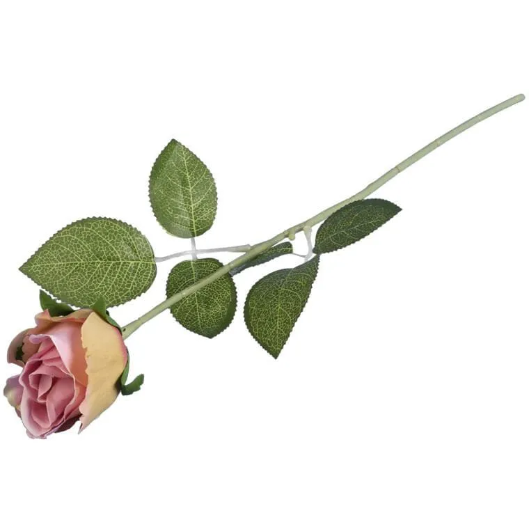 Róża Pojedyncza 46 cm - Różowa