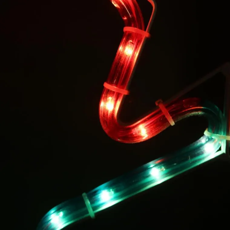 Bożonarodzeniowa Dekoracja Z Węża Świetlnego LED- Choinka 50 cm