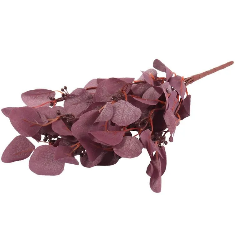 Bukiet Liści Jabłoni W Kolorze FIOLETOWYM 52 cm