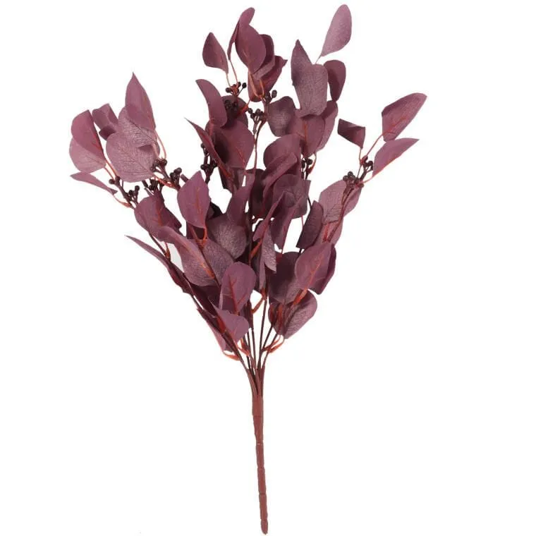 Bukiet Liści Jabłoni W Kolorze FIOLETOWYM 52 cm