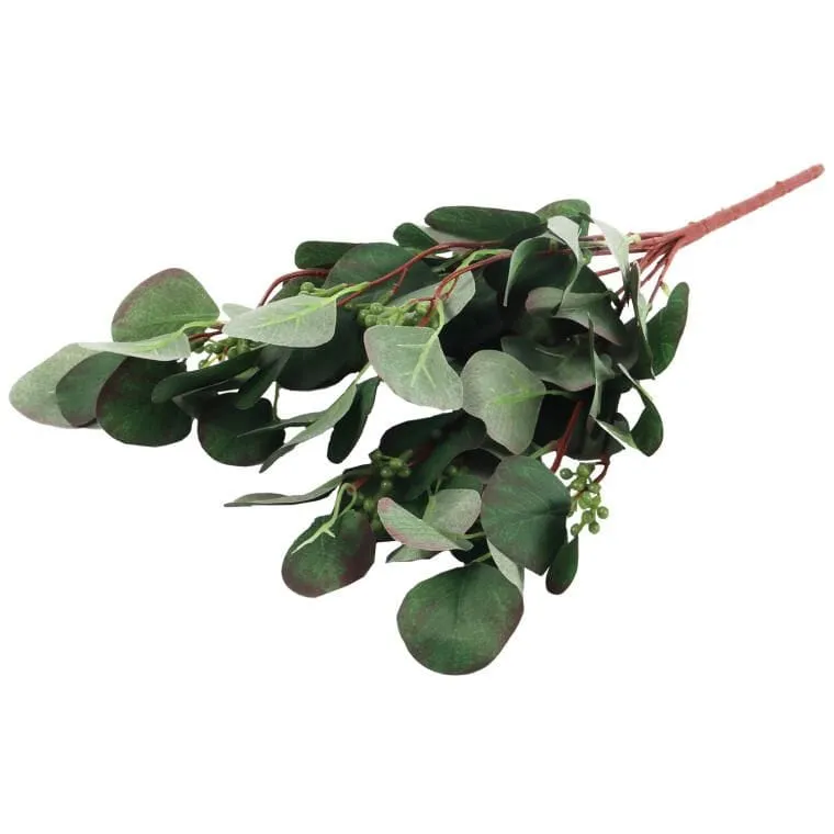 Bukiet Liści Jabłoni W Kolorze FIOLETOWYM 52 cm - ZIELONO