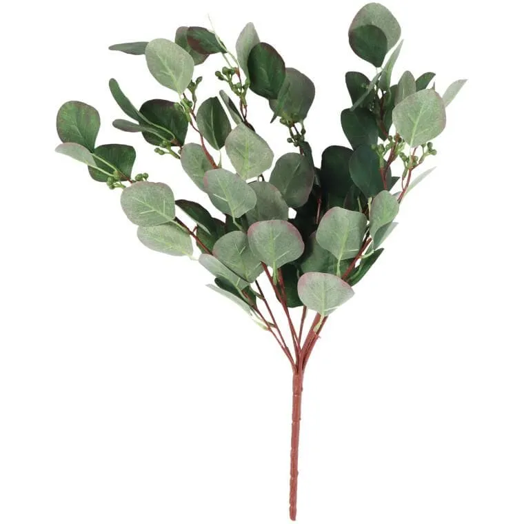 Bukiet Liści Jabłoni W Kolorze FIOLETOWYM 52 cm - ZIELONO