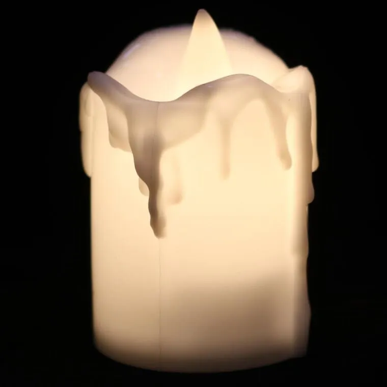 Świeczka Świeca LED Znicz Na Baterie 6 cm (Kpl 2 Sztuk)