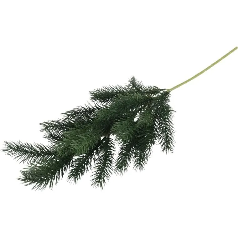 GAŁĄZKA ŚWIERKOWA Gumowana 64 cm - Zielona