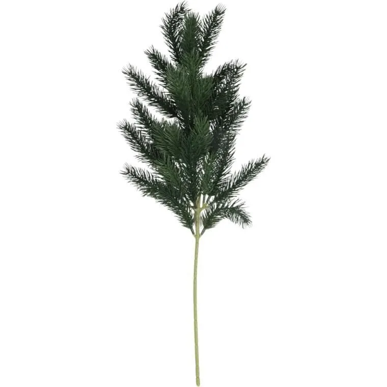 GAŁĄZKA ŚWIERKOWA Gumowana 64 cm - Zielona