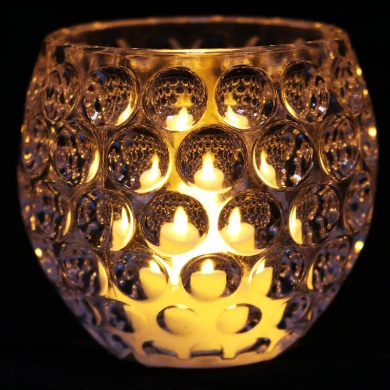 Lampion Kryształowy Lampka LED