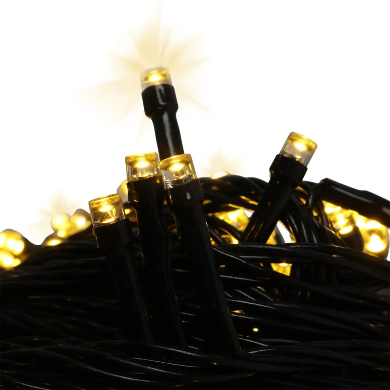 Mocne Lampki Choinkowe 500 LED Multi Zewnętrzne Wewnętrzne Programator 40m