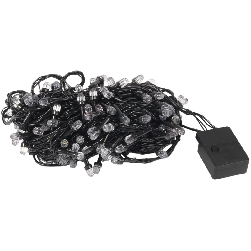 Lampki Choinkowe 200 LED Kryształki Z Programatorem Multikolor Flash 15 m