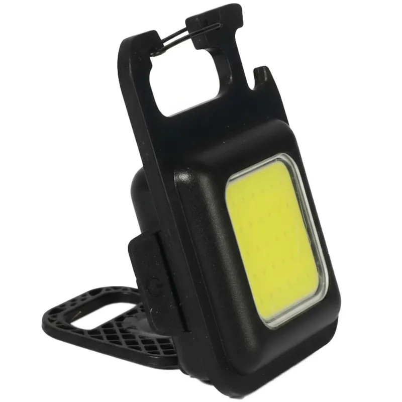 Mini Latarka Kieszonkowa Brelok LED USB Magnes Otwieracz Uchwyt