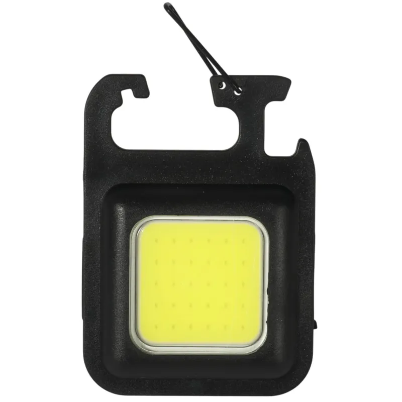 Mini Latarka Kieszonkowa Brelok LED USB Magnes Otwieracz Uchwyt