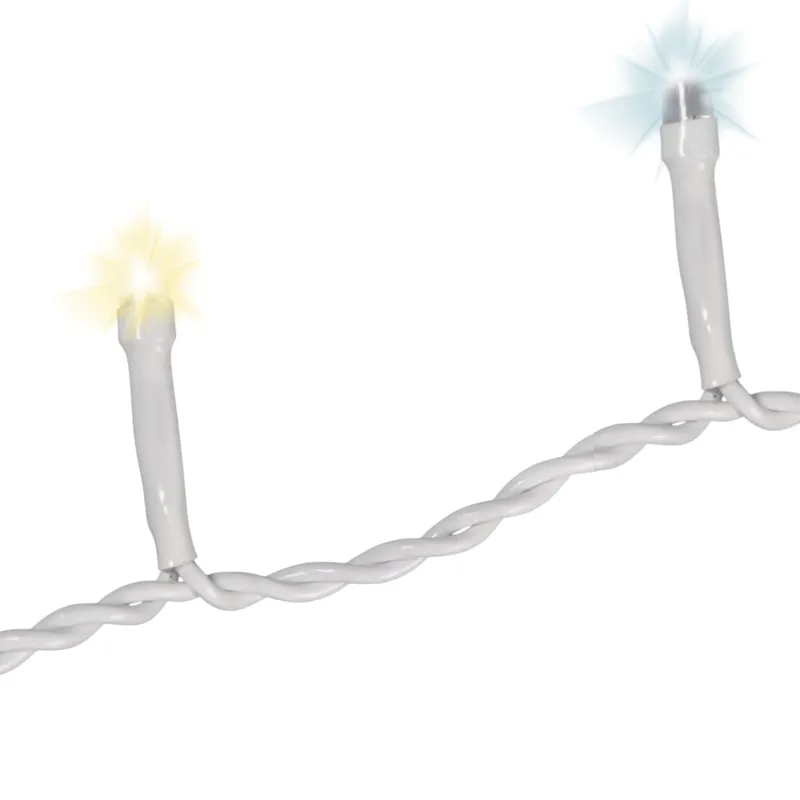Sople 500 LED Kurtyna Lampki Zewnętrzne IP44 Białe Ciepłe +flash Zimny Biały 15 m