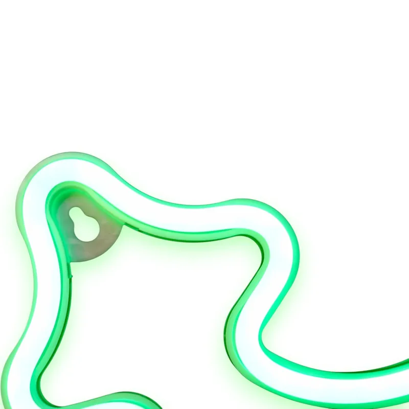Bożonarodzeniowa Dekoracja Świetlna LED - Neon Choinka 23 cm