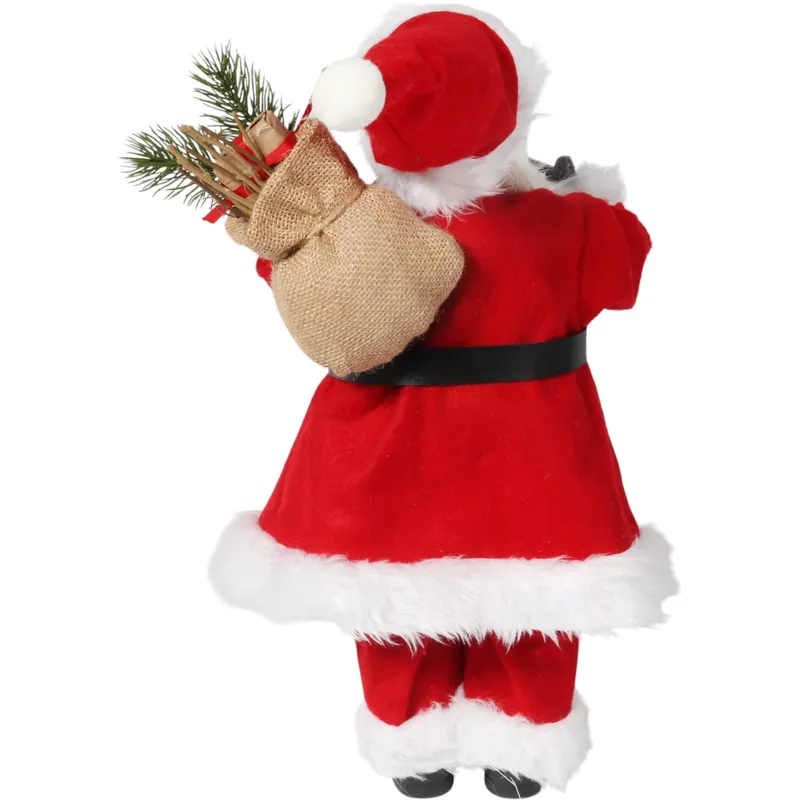 ŚWIĘTY MIKOŁAJ Świąteczny FIGURKA Skandynawski DEKORACJA Ozdoba 56cm