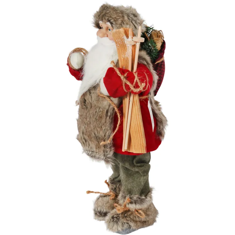 ŚWIĘTY MIKOŁAJ Świąteczny FIGURKA Skandynawski DEKORACJA Ozdoba 46 cm