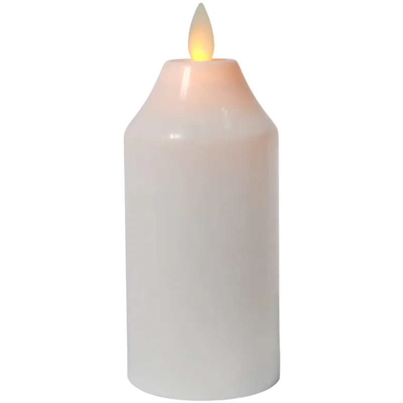 ŚWIECZKA ŚWIECA LED ZNICZ Na BATERIE 15 cm Ruchomy Płomień