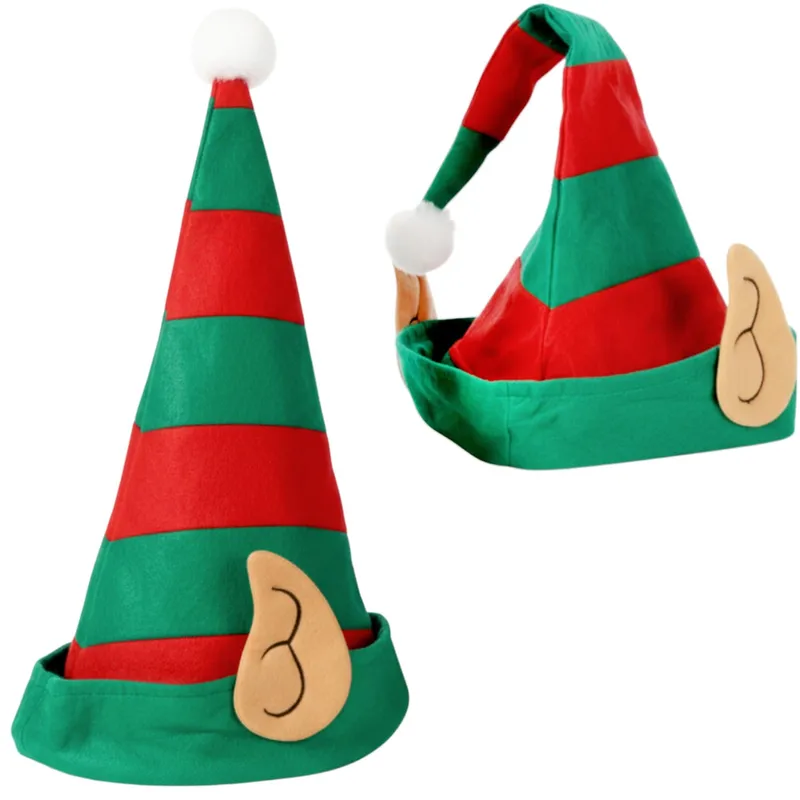 CZAPKA ELFA Z USZAMI Skrzat ELF Pomocnik Mikołaja 50cm