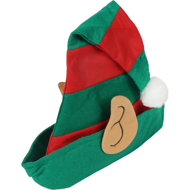 CZAPKA ELFA Z USZAMI Skrzat ELF Pomocnik Mikołaja 50cm