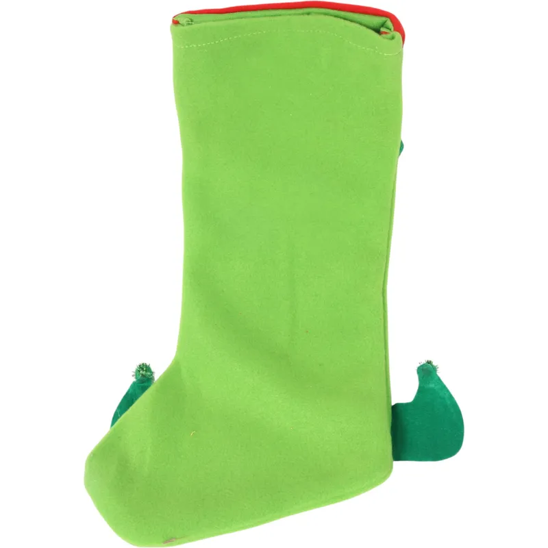 Skarpeta Prezentowa Worek Na Prezenty Worek Św Mikołaja Zawieszka 42 cm - Zielona
