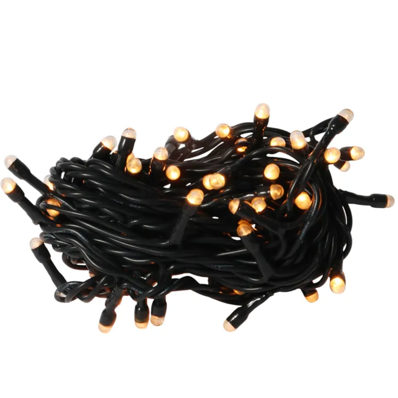 Lampki Choinkowe 100 LED Typu Ryź Z Programatorem Ciepłe - Białe
