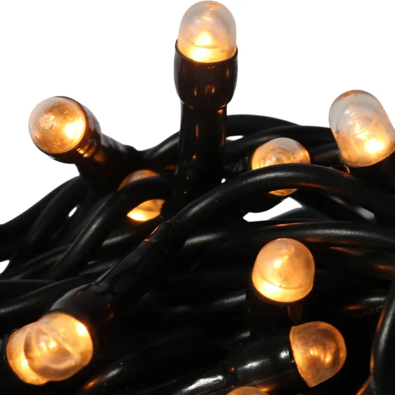 Lampki Choinkowe 100 LED Typu Ryź Z Programatorem Ciepłe - Białe