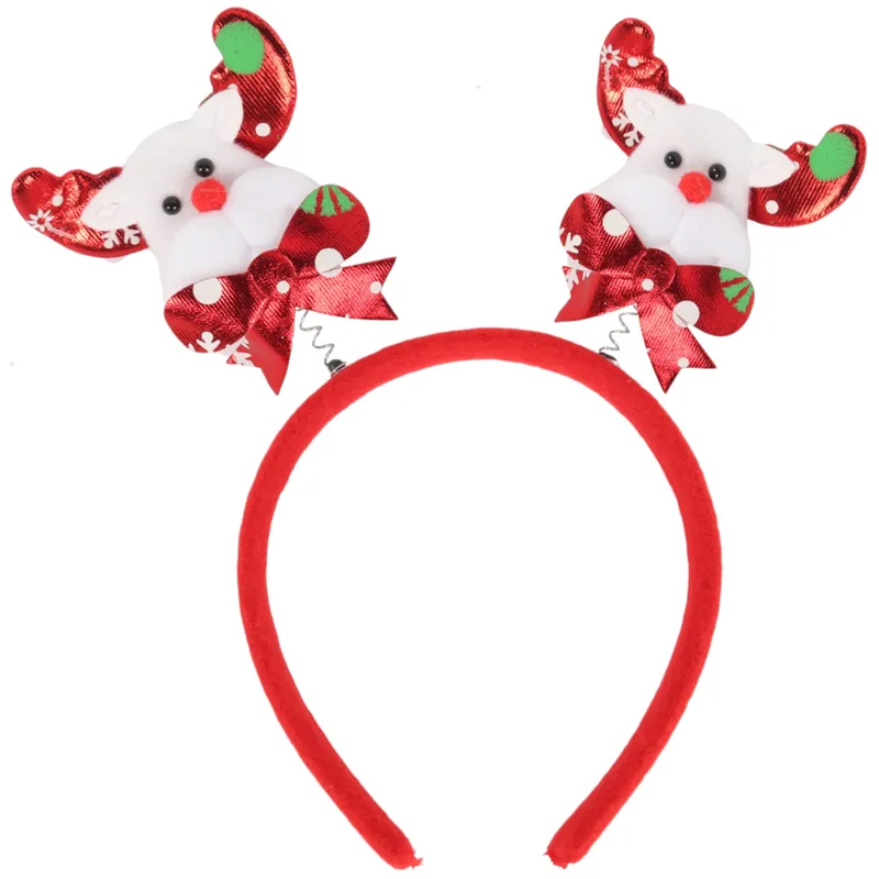 Opaska Na Głowę Z RENIFERAMI 23 cm