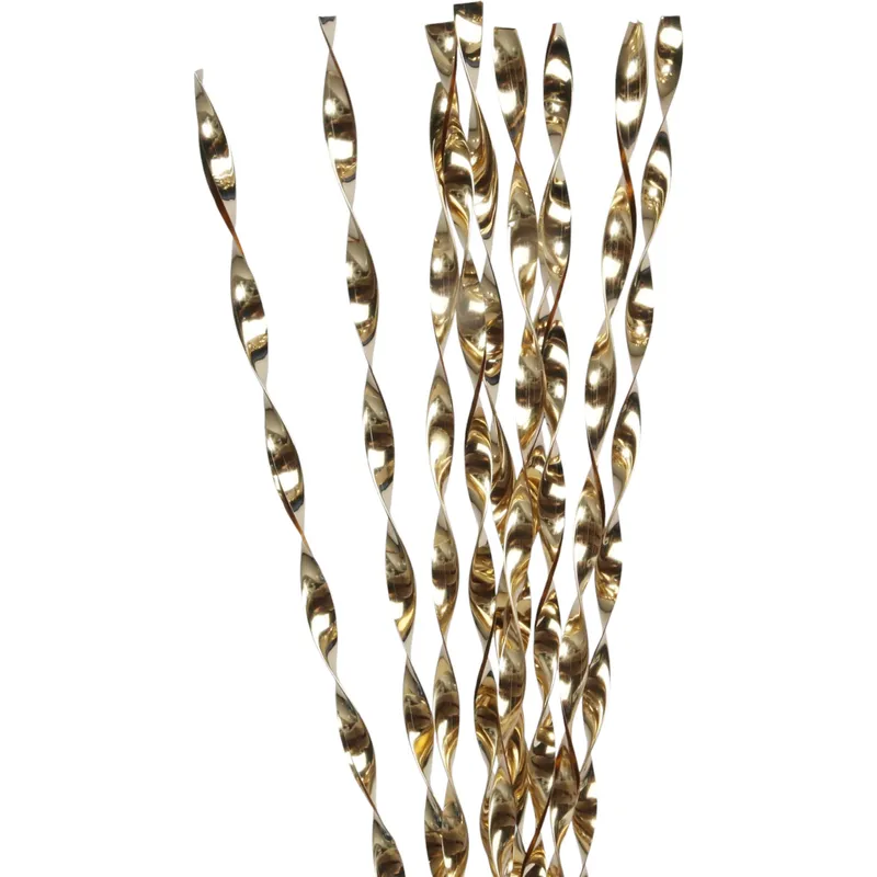 Gałązka Metalizowana Do Dekoracji Stroików Sztuczna 72 cm - Złota