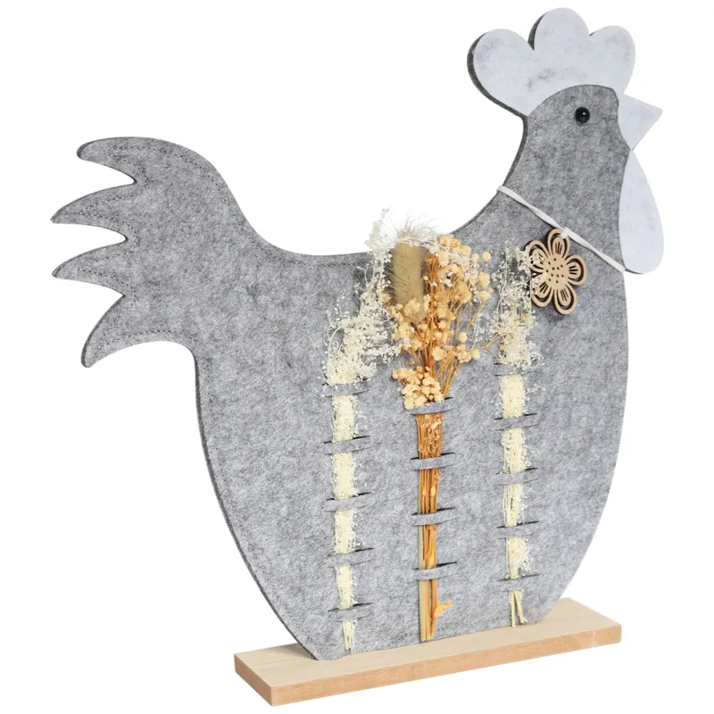 Figurka KURA Filcowa Dekoracja Wiosenna Na WIELKANOC 30cm