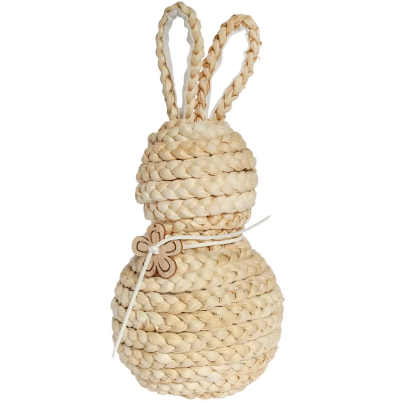 Zając Ze Słomy Ozdoba Wielkanocna Figurka 30 cm