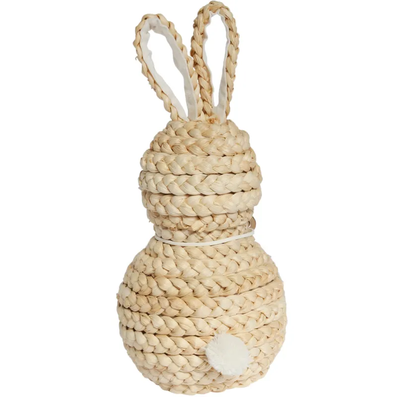 Zając Ze Słomy Ozdoba Wielkanocna Figurka 30 cm