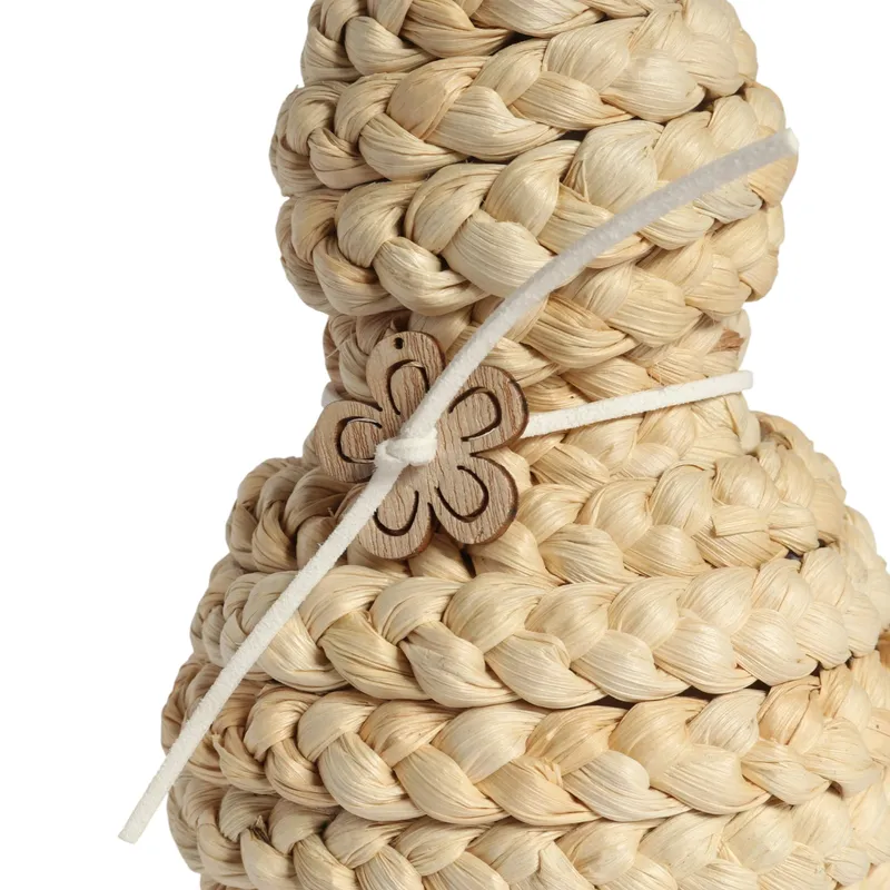 Zając Ze Słomy Ozdoba Wielkanocna Figurka 24 cm