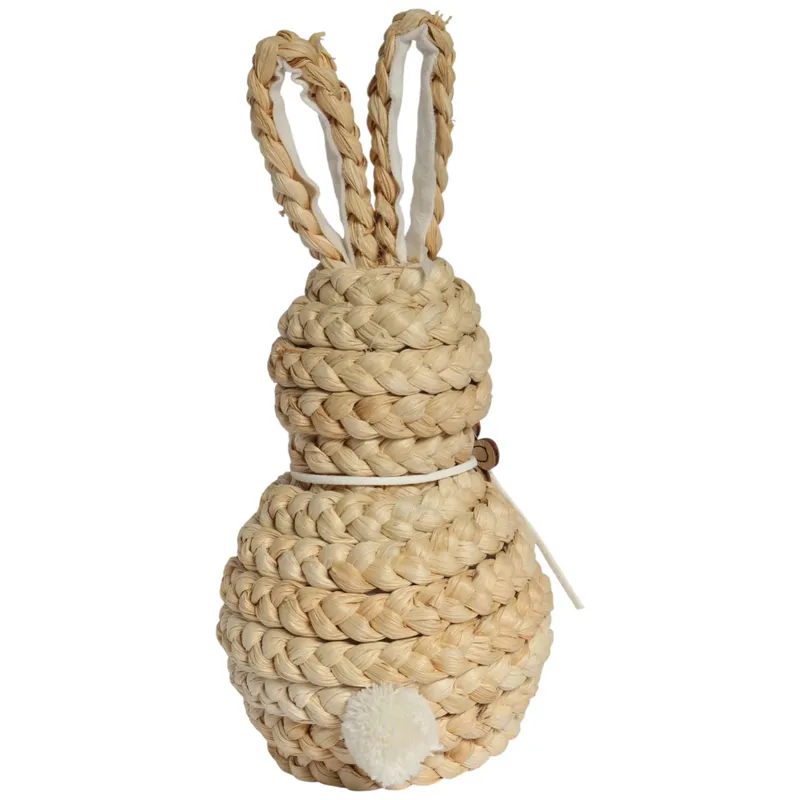 Zając Ze Słomy Ozdoba Wielkanocna Figurka 24 cm