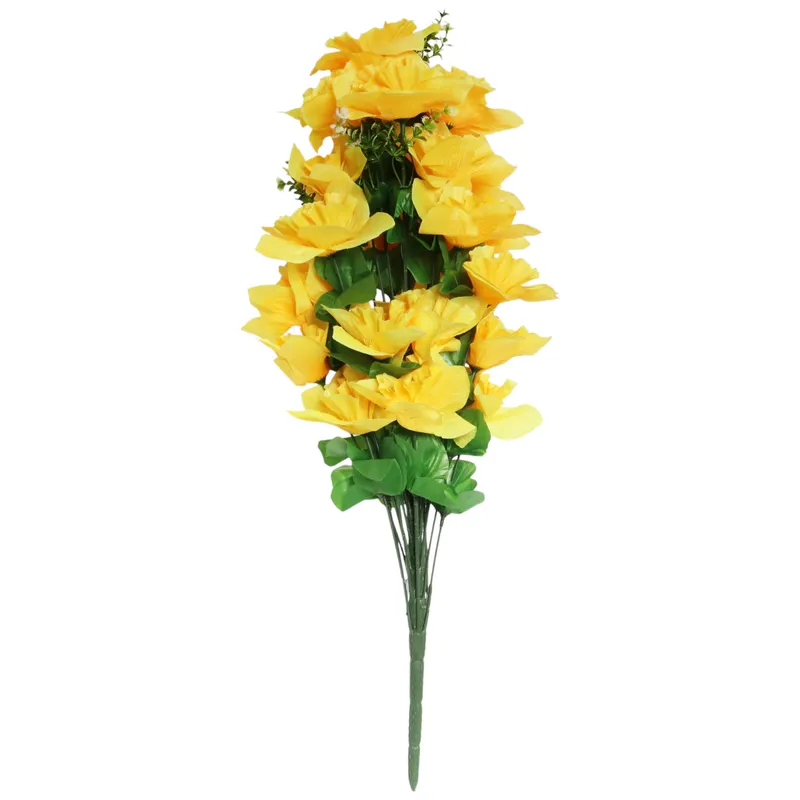 Bukiet 28 Żonkili Z Paprotką 60 cm