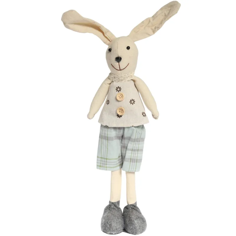 Zając W Spodniach Ozdoba Wielkanocna Figurka 44cm