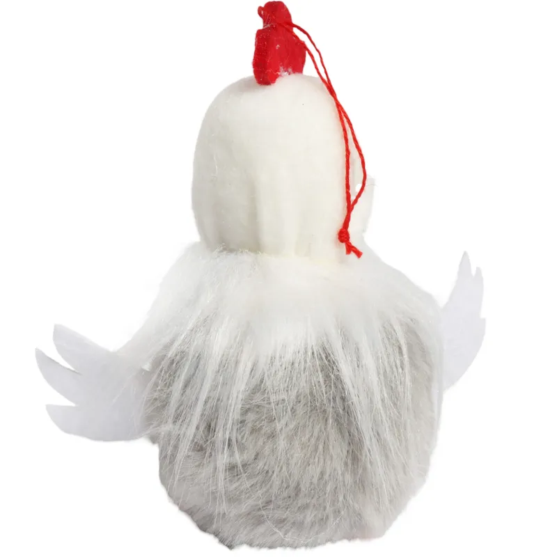 Kurka Pluszowa Zawieszka Ozdoba Wielkanocna Figurka 11 cm - Szara
