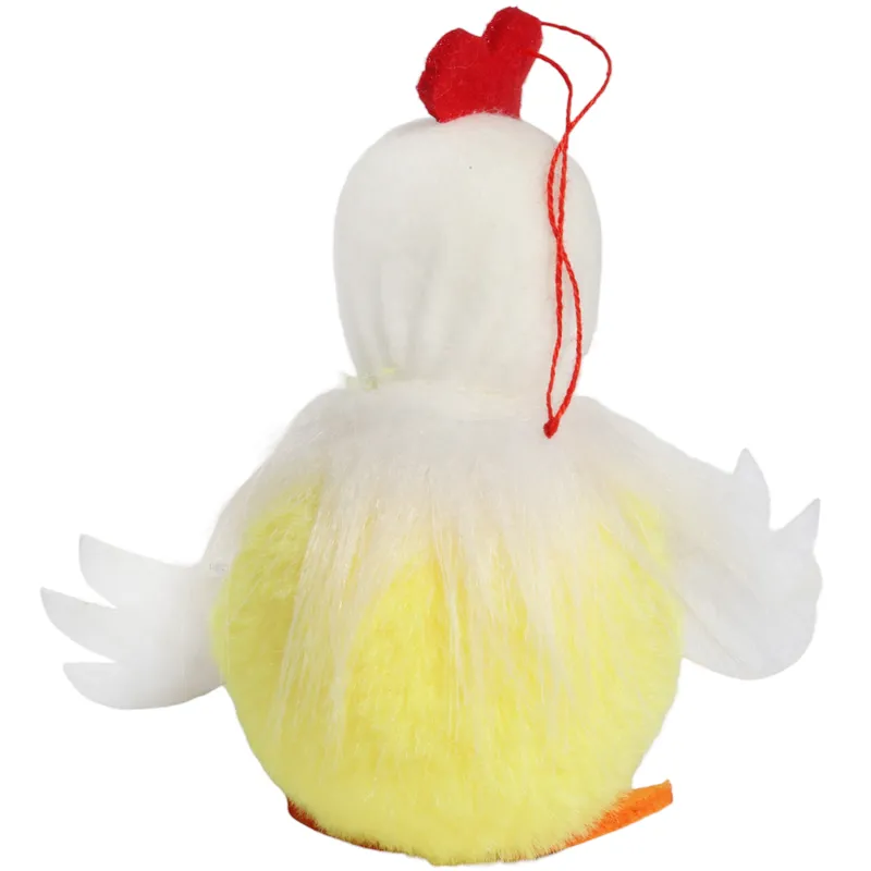 Kurka Pluszowa Zawieszka Ozdoba Wielkanocna Figurka 11 cm - Żółta