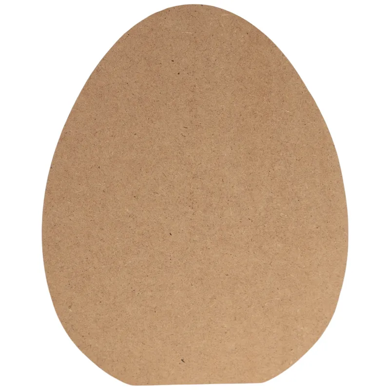 Drewniane JAJKO Z Dekoracją Do Postawienia 15 cm II