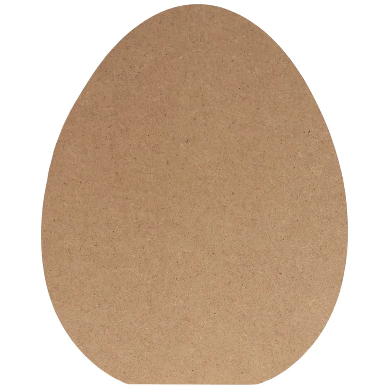 Drewniane JAJKO Z Dekoracją Do Postawienia 15 cm