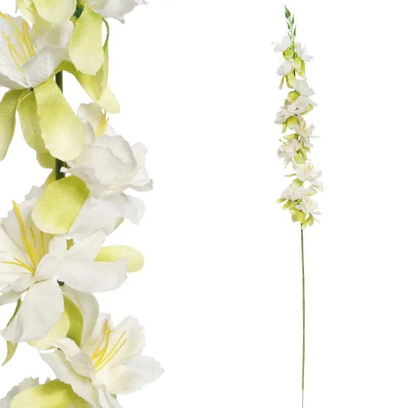Gałązka Kwiatów Owocowych - Wiśnia 76 cm Biała